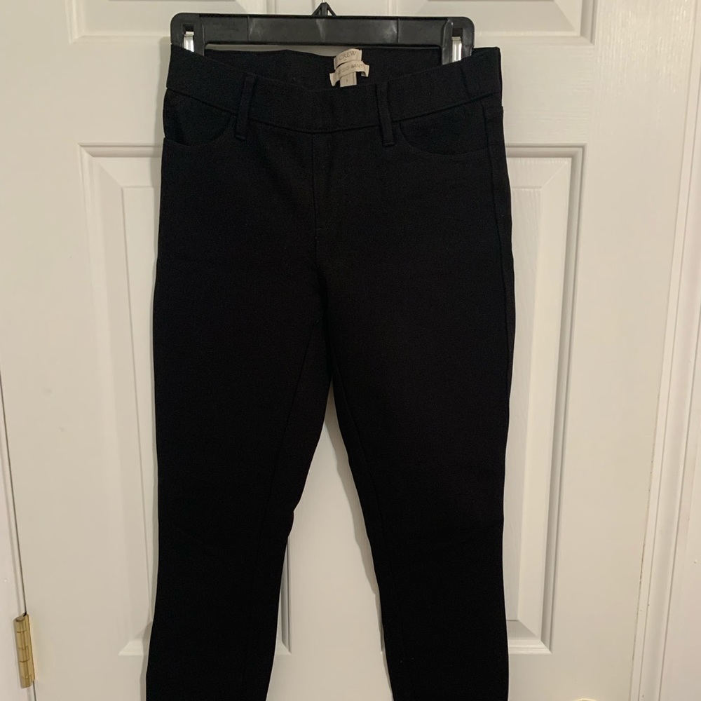 J Crew The Gigi Pant, Size 0, Black